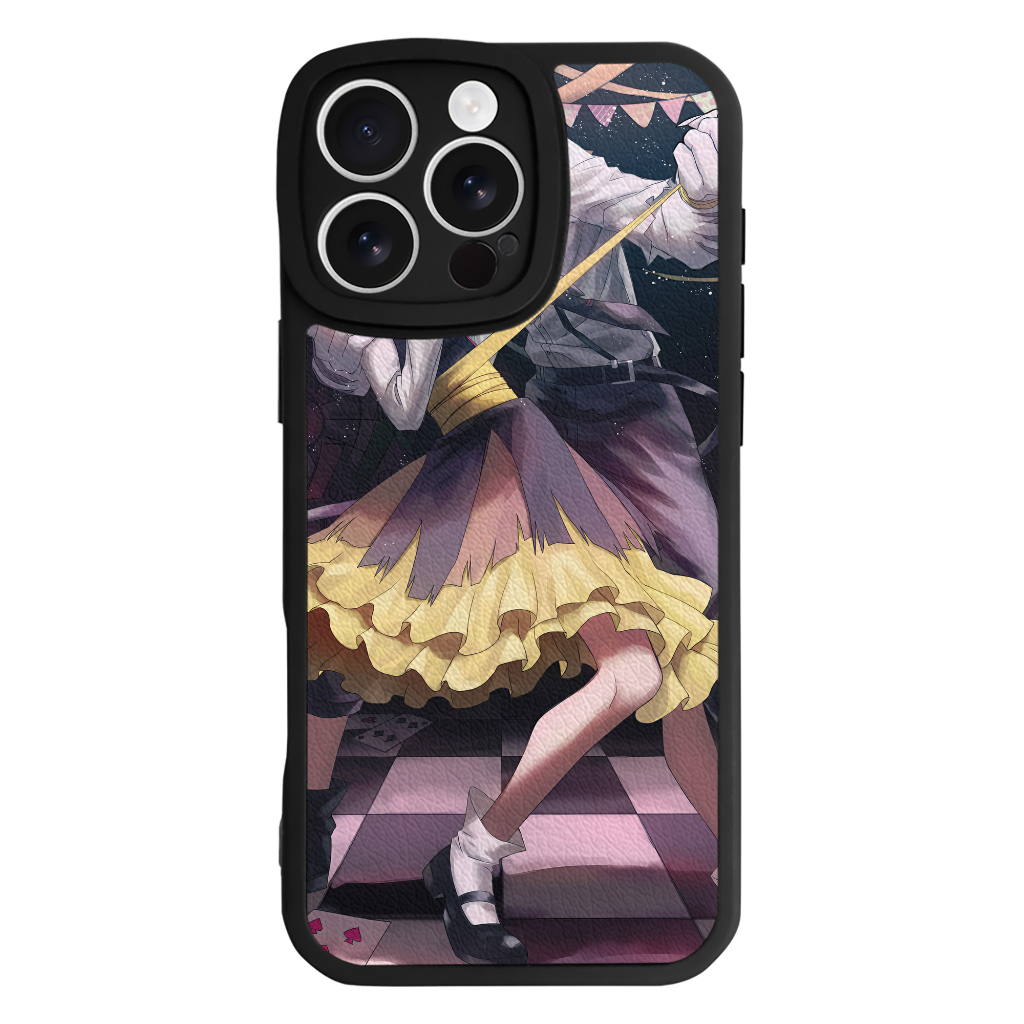 （画像用） 文豪ストレイドッグス Bungo Stray Dogs 【iPhone 16シリーズ対応】シリコンスマホケース（レザー調） 材質：シリコン